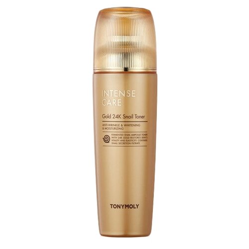 TONY MOLY Тонер Intense Care Gold 24K Snail, 140 мл тонер для лица intense care gold 24k snail toner 140мл