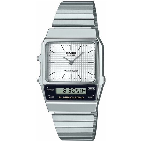 Наручные часы CASIO Vintage AQ-800E-7A, серебряный, белый наручные часы casio aq 800e 7aef белый серебряный