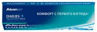 Контактные линзы Dailies (Alcon) AquaComfort PLUS Toric (30 линз) R 8,8 D -7,5 CYL -1,25 AX 20