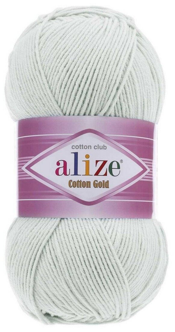 Пряжа Alize Cotton Gold (Коттон Голд) - 1 шт Цвет: 533 пастельно серый 55% хлопок, 45% акрил 100г 330м