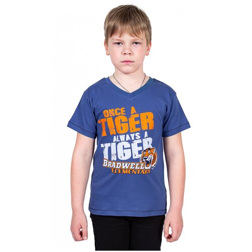 фото Футболка basia, размер 134-68, синий