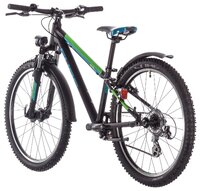 Подростковый горный (MTB) велосипед Cube Acid 240 Allroad (2019) black/blue/green (требует финальной