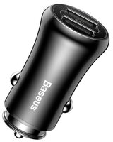 Автомобильная зарядка Baseus Dual-USB Car Charger 4.8A CCALL-GB01/GB09 черный
