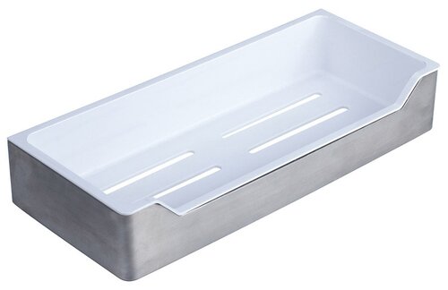 Полка для ванной Fixsen Нotel 320х57х136 мм металл белая/хром (FX-31003C)
