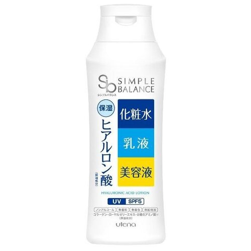 фото Utena Лосьон-молочко Simple Balance 3в1 с эффектом UV-защиты SPF 5 с тремя видами гиалуроновой кислоты 220 мл