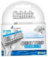 Сменные лезвия Schick Quattro Titanium 8 шт.