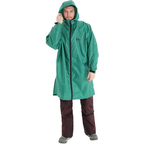 фото Пончо туристическое btrace rain zipper pro зелёный (eur:52/56)