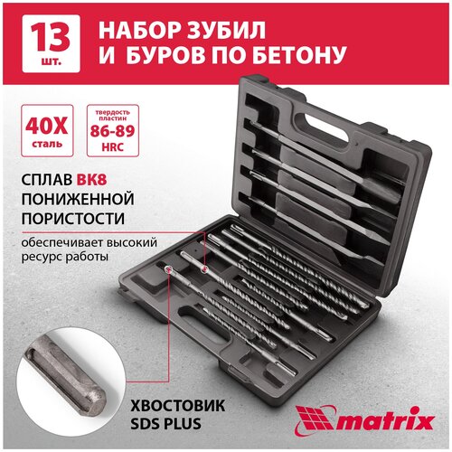 набор sds plus matrix 71098 6 x 160 мм Набор SDS-plus matrix 71098 6 x 160 мм