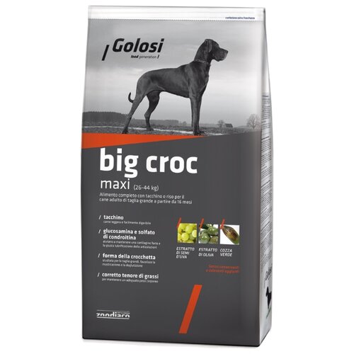 фото Корм для собак Golosi (12 кг) Big Croc Maxi (26-44 kg)
