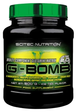 Аминокислотный комплекс Scitec Nutrition G-Bomb 2.0, холодный чай, 500 гр.