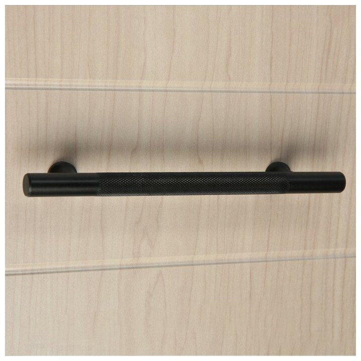 Ручка Рейлинг D12 черный (128 мм) - фотография № 2
