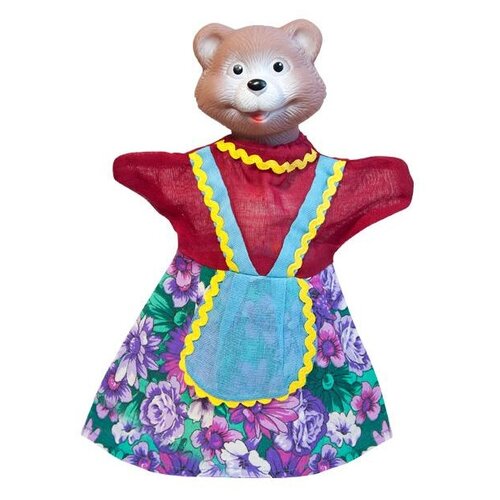 Игрушка кукла-перчатка Русский стиль Медведица 52566, 1 шт. русский стиль кукла перчатка сорока белобока 11124