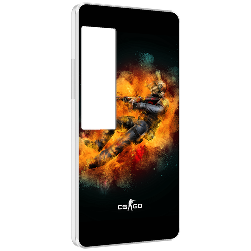 Чехол MyPads CS-go-Контр-террорист мужской для Meizu Pro 7 Plus задняя-панель-накладка-бампер чехол mypads cs go контр террорист мужской для honor magic 5 pro задняя панель накладка бампер