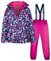 Комплект с брюками GUSTI размер 2/92, розовый/синий