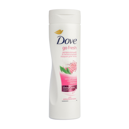 фото Молочко для тела Dove Go Fresh , "Увлажнение и питание", для нормальной кожи, сочный гранат и лимонная вербена, 250 мл