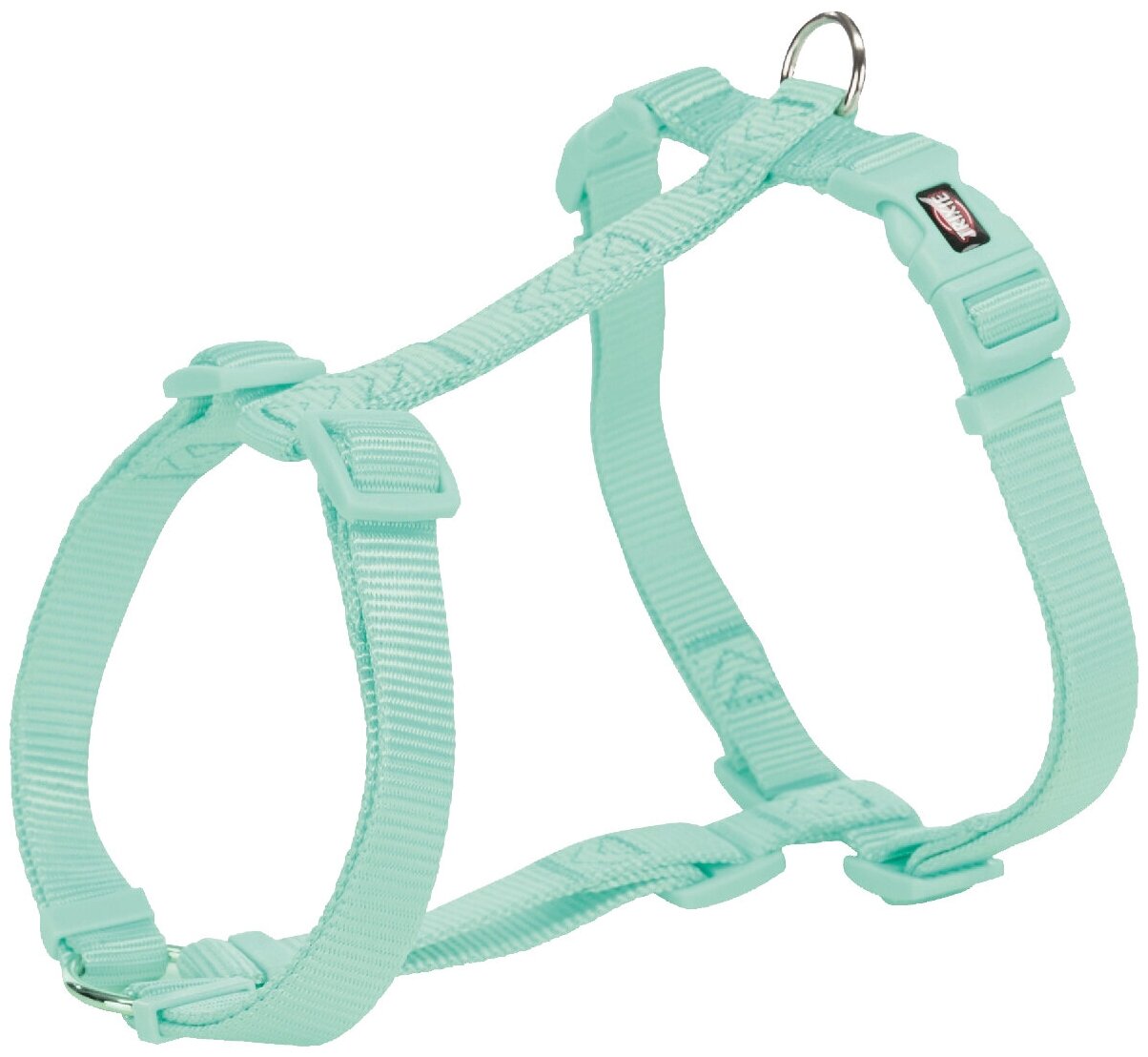 Шлейка для собак Trixie Premium H-Harness S–М нейлон мятная 15 мм 42 – 60 см (1 шт)