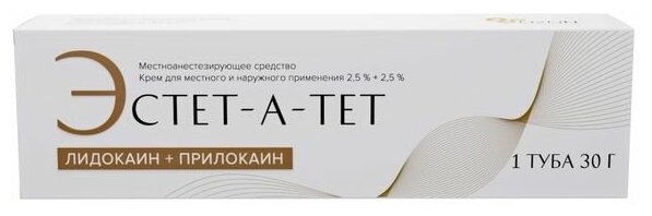 Эстет-а-тет крем д/мест. и нар. прим., 2,5%+2,5%, 30 г