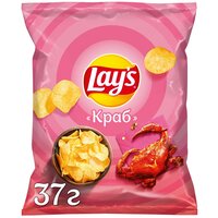 Чипсы Lay's картофельные, краб, 37 г