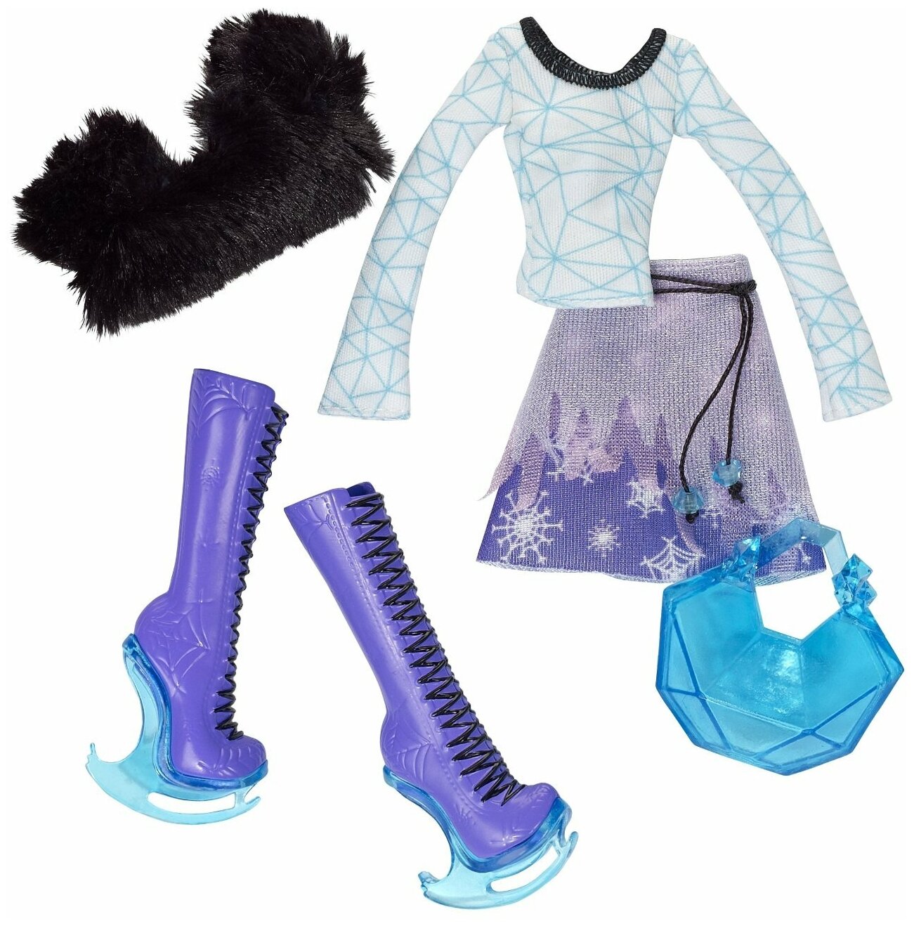 Аутфит модная одежда куклы Монстер Хай Эбби Боминейбл серия 2, Monster High Outfit fashion pack W2 Abbey Bominable