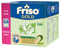 Смесь Friso Frisolaс Gold 2 (с 6 до 12 месяцев) 1200 г