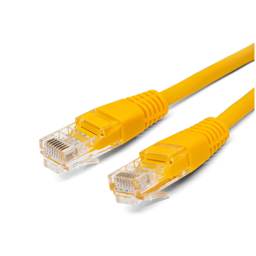 патч корд u utp 6 кат 5м filum fl u6 5m bl кабель для интернета 26awg 7x0 16 мм омедненный алюминий cca pvc синий Патч-корд U/UTP 5e кат. 5м Filum FL-U5-5M-Y 26AWG(7x0.16 мм), кабель для интернета, омедненный алюминий (CCA), PVC, жёлтый