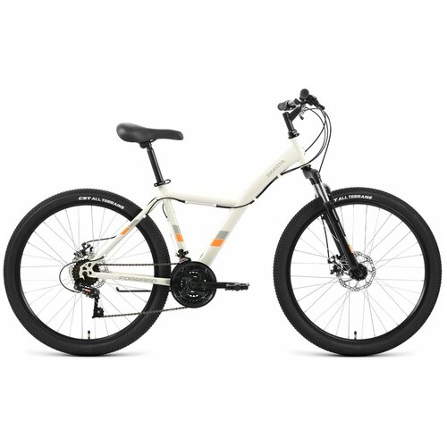 Горный MTB велосипед Forward Dakota 26 20 Disc 2022 рама 165 бело-оранжевый 1828900₽