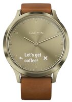 Часы Garmin Vivomove HR Premium розовое золото/бежевый