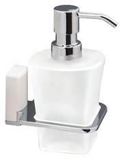 Дозатор для жидкого мыла Wasserkraft Leine K-5099WHITE хром/белый