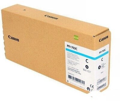 Картридж струйный Canon PFI-703 C, Cyan