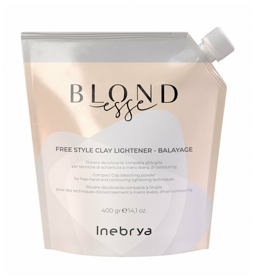 Порошок обесцвечивающий Inebrya Blondesse Free Style Clay Lightener-Balayage, 400 гр