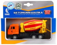 Бетономешалка ТЕХНОПАРК КамАЗ (SB-16-24WB) 12 см оранжевый/желтый/красный