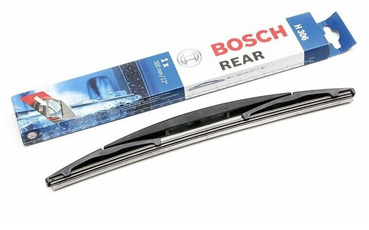 Щетка стеклоочистителя каркасная BOSCH Rear H306 300 мм, 1 шт.