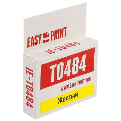 Картридж EasyPrint IE-T0484, 430 стр, желтый картридж easyprint ie t1084 485 стр желтый