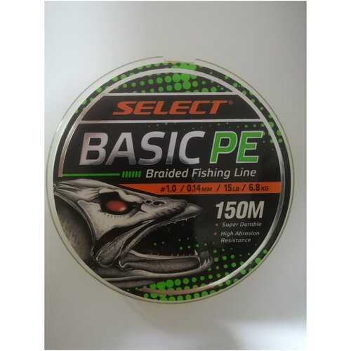 Шнур Select Basic PE 4x 150м 0.14 Light green (1шт)