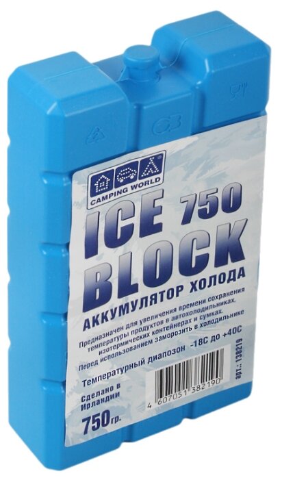 Camping World Аккумулятор холода Iceblock 750 — купить по выгодной цене на Яндекс.Маркете - С палатками на выходные