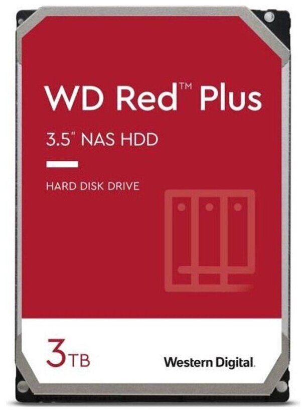 Жесткий диск WD RED 3,5 SATA 3TB 5400rpm 256MB (WD30EFAX)