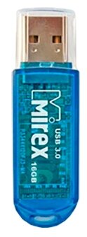 Флешка Mirex Elf Blue 16 Гб usb 3.0 Flash Drive - синий