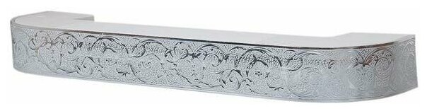 Декоративная планка Вензель, длина 400 см, ширина 7 см, цвет серебро/светло-серый Магеллан 7376901 . - фотография № 2