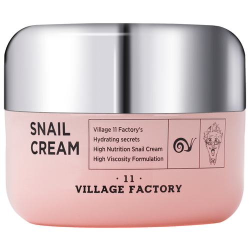 Антивозрастной крем с муцином улитки, 20 мл/ Travel-Size Snail Cream, Village 11 Factory (Виладж 11 фактори)