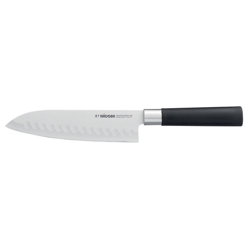 Нож сантоку NADOBA KEIKO с углублениями, 17.5 см