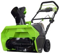 Снегоуборщик greenworks GD40SB 2600607 с аккумулятором 4 А.ч и зарядным устройством