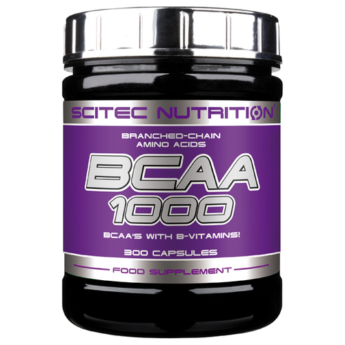 BCAA Scitec Nutrition 1000, кола, 300 шт.
