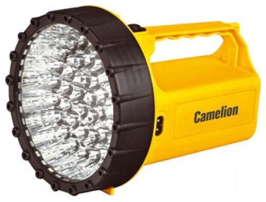 Фонарь Camelion LED29316 (аккум. 220В, желтый, 43 LED, 6В 4А-ч, пластик, коробка)