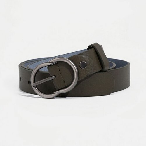 фото Ремень сима-ленд, размер 110, зеленый сима-лэнд