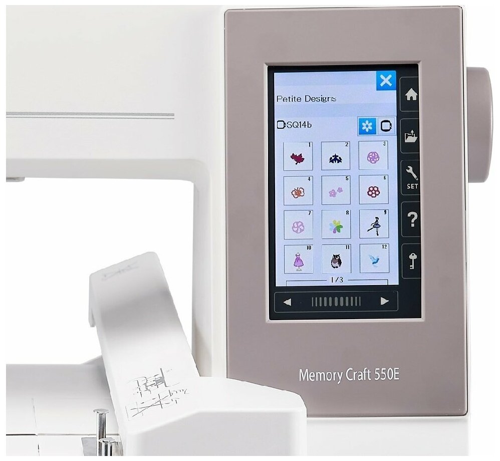 Вышивальная машина Janome Memory Craft 550E белый - фотография № 6