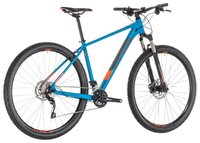 Горный (MTB) велосипед Cube Attention SL 27.5 (2019) blue/orange 18" (требует финальной сборки)