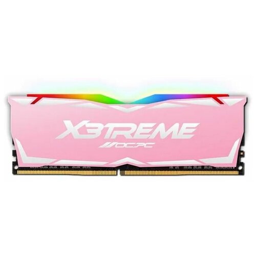 Модуль памяти DDR 4 DIMM 8Gb 3200Mhz OCPC X3 RGB MMX3A8GD432C16PK CL16 PINK 238700₽