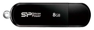 Флеш-накопитель USB 8GB Silicon Power LuxMini 322 чёрный