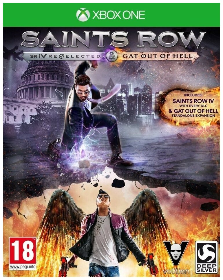 Игра Saints Row IV: ReElected + Saints Row: Gat out of Hell (Xbox, русские субтитры)