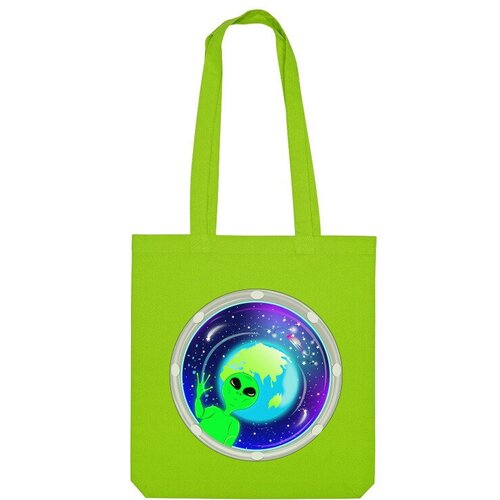 фото Сумка шоппер us basic, зеленый